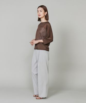 ISSEY MIYAKE ボートネック ドルマンスリーブ ニット プルオーバー ボートネックドルマンスリーブプルオーバー（6962170019