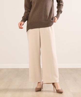 ＜7-IDconcept.(Women)＞バックサテンストレートパンツ（７０２３１６１０１６）