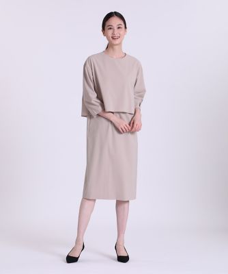 《大きいサイズ》セパレート風ワンピース（７０２４１２１８３６）