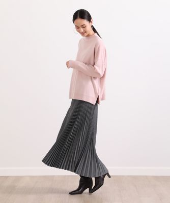 ウールカシミヤモックネックニット（７０２４１７０００１）