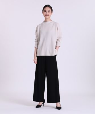 ウールカシミヤモックネックニット（７０２４１７０００１）