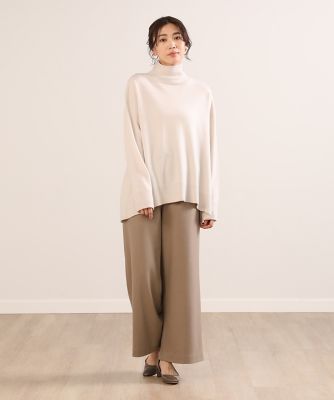 ウールカシミヤハイネックニット（７０２４１７０００２）