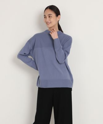 モックネックカラーニット（７０２４１７００２６）