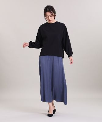《大きいサイズ》タックギャザースリーブカットソー（７０２４１９０８１７）