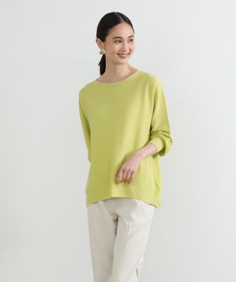 ＜7-IDconcept.(Women)＞クルーネックニット《Ｃｕｏｏ　ＰＬＵＳ》（７０３１１７０００１）