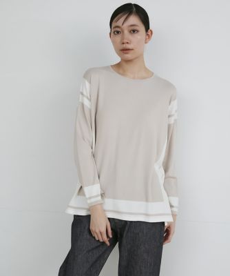 ＜7-IDconcept.(Women)＞バイカラーニット（７０３１１７０００５）