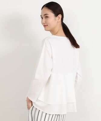＜7-IDconcept.(Women)＞バックティアードカットソー（７０３１１９０００６）