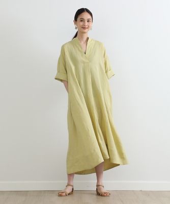 ＜7-IDconcept.(Women)＞ロングリネンワンピース（７０３２１２１０１９）