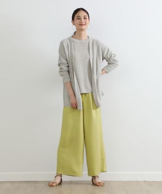 《大きいサイズ》麻調イージーパンツ（７０３２１６１８３３）