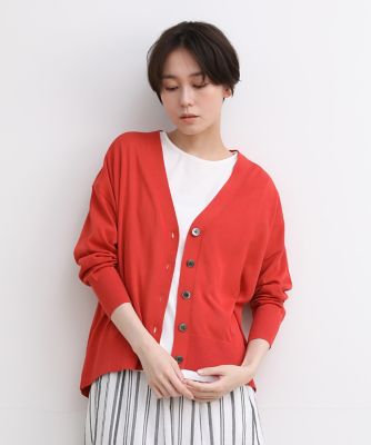 ＜7-IDconcept.(Women)＞Ｖネックカーディガン（７０３２１７８０１１）