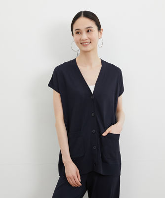 Vネックフレンチスリーブジレ （7032178016） | 7