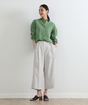 最低価格の 大きいサイズ》オーバーサイズリネンシャツ トップス
