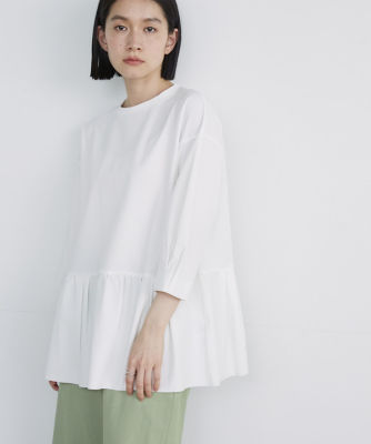 ＜7-IDconcept.(Women)＞裾ギャザーチュニックカットソー（７０３２１９０００７）