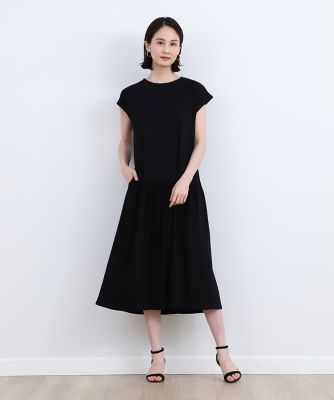 ＜7-IDconcept.(Women)＞ギャザーワンピース《ＳＵＰＥＲ　ＣＯＯＬ　ＴＯＵＣＨ　ＣＯＴＴＯＮ》（７０３２１９２０２０）