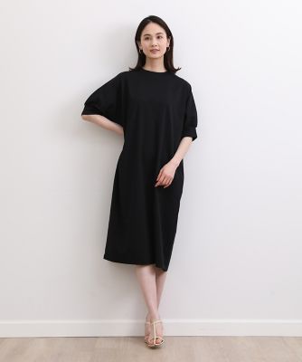 《大きいサイズ》ギャザースリーブワンピース（７０３２１９２８０９）