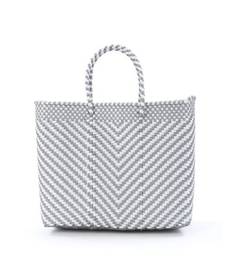 メルカドバック M Mercado Bag (Long handle) Gold/Black/Cream/Turquoise blue