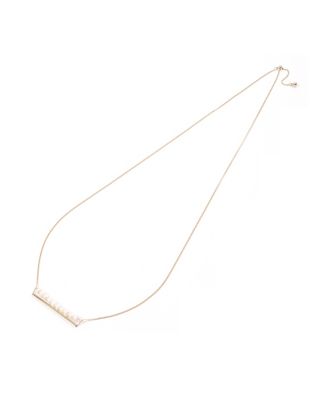 ＜7-IDconcept.(Women)＞パールチェーンネックレス（７０３２２９５００１）