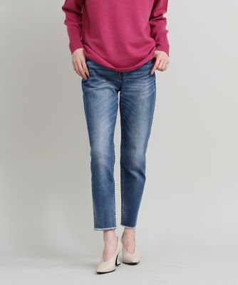 ＜7-IDconcept.(Women)＞Ｈ．　Ｓａｌｔ　ミッドライズテーパードデニム《Ｈｅａｌｔｈｙ　ＤＥＮＩＭ》（７０３３１６１００１）
