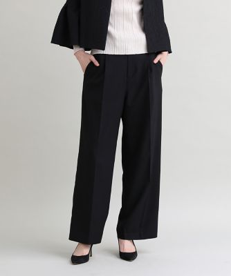 ＜7-IDconcept.(Women)＞《大きいサイズ》ドライタッチワンタックストレートパンツ（７０３３１６１８１６）