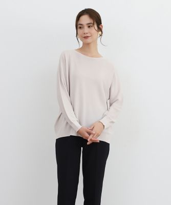 ＜7-IDconcept.(Women)＞ボートネックニット《Ｃｕｏｏ　ＰＬＵＳ》（７０３３１７００２２）