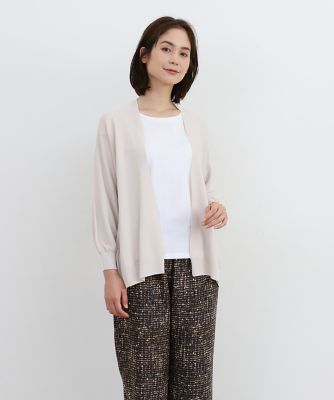 ＜7-IDconcept.(Women)＞ロングカーディガン《Ｃｕｏｏ　ＰＬＵＳ》（７０３３１７８０２３）