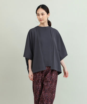 ＜7-IDconcept.(Women)＞《大きいサイズ》ポンチョ風カーディガン（７０３３１７８８１４）