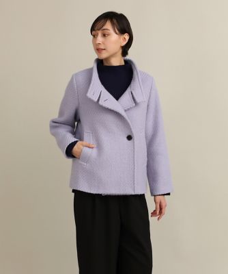 ＜7-IDconcept.(Women)＞スタンドカラーコート（７０３４１１１０３４）