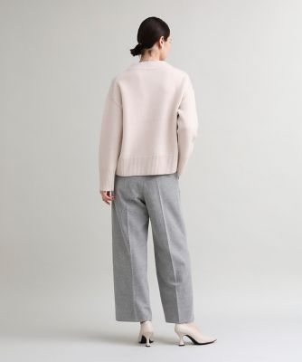 ヘリンボーンストレートパンツ（７０３４１６１０３９）