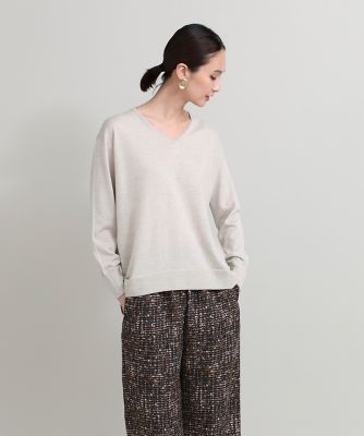 ＜7-IDconcept.(Women)＞ベーシックＶネックウールニット（７０３４１７０００６）