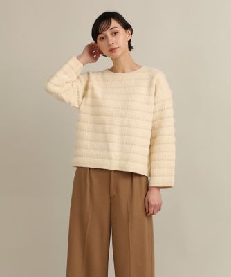 ＜7-IDconcept.(Women)＞ツイード風ニット（７０３４１７００２７）