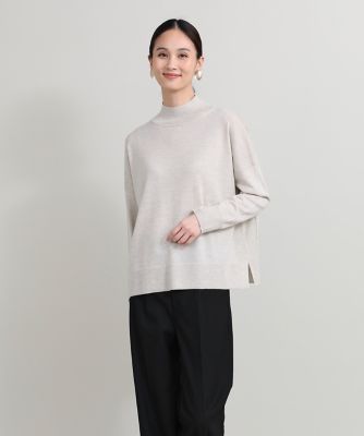 ＜7-IDconcept.(Women)＞《大きいサイズ》ハイネックボリュームウールニット（７０３４１７０８０７）