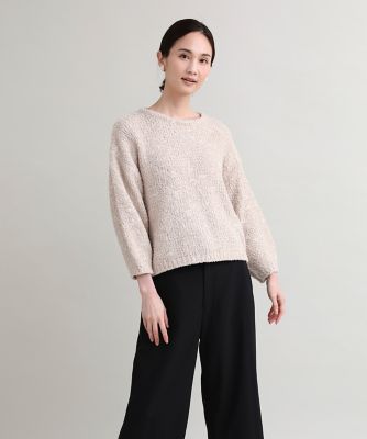 《大きいサイズ》ボリュームスリーブニット（７０３４１７０８０９）