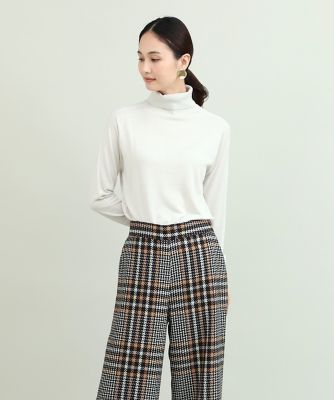 ＜7-IDconcept.(Women)＞《大きいサイズ》タートルネックニット《Ｃｕｏｏ　Ｔｗｉｓｔ》（７０３４１７０８１７）