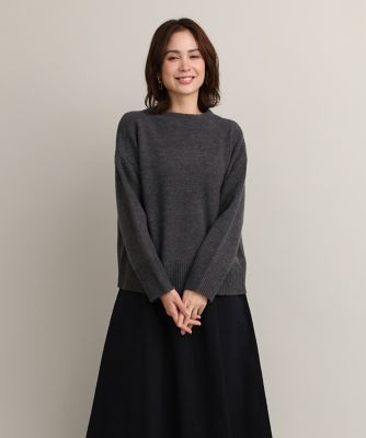 ＜7-IDconcept.(Women)＞《大きいサイズ》モックネックウールニット（７０３４１７０８２０）