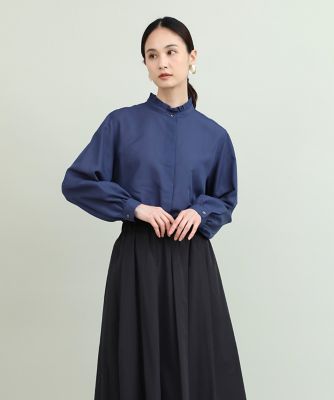 フリルネックブラウス（7034181026） | 7-IDconcept.(Women 