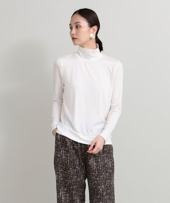 ＜7-IDconcept.(Women)＞ベーシックハイネックカットソー（７０３４１９００１３）