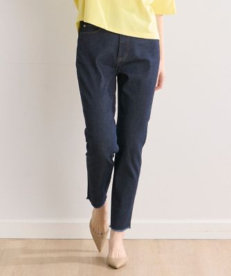 ＜7-IDconcept.(Women)＞Ｈ．ＳＡＬＴ　Ｅａｓｙ　ミッドライズテーパードイージーデニム《Ｈｅａｌｔｈｙ　ＤＥＮＩＭ》（７０４１１６１００４）