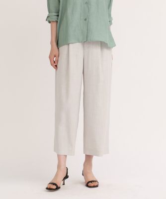 ＜7-IDconcept.(Women)＞ワンタックパンツ《ＫＦ　ＳＨＯＲＥ》（７０４１１６１００９）