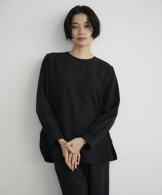 《大きいサイズ》袖口タックブラウス（７０４１１８２８２０）
