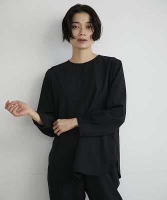 《大きいサイズ》袖口タックブラウス（７０４１１８２８２０）