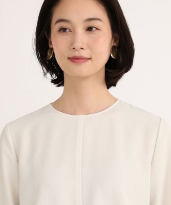 《大きいサイズ》袖口タックブラウス（７０４１１８２８２０）