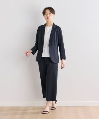 リネン混テーラードジャケット（７０４２１４１０２９）