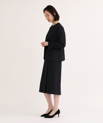 《大きいサイズ》ノーカラージャケット（７０４２１４１８５０）