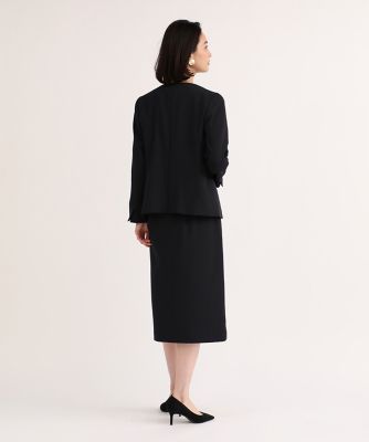 《大きいサイズ》ノーカラージャケット（７０４２１４１８５０）
