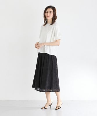 《大きいサイズ》レースタックスカート（７０４２１５２８７２）
