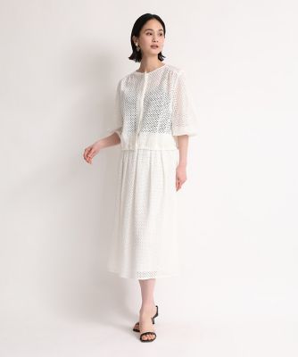 《大きいサイズ》レースタックスカート（７０４２１５２８７２）