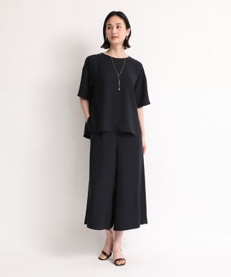 《大きいサイズ》フレアクロップドパンツ（７０４２１６１８７４）