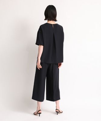 《大きいサイズ》フレアクロップドパンツ（７０４２１６１８７４）