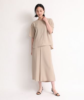 《大きいサイズ》フレアクロップドパンツ（７０４２１６１８７４）