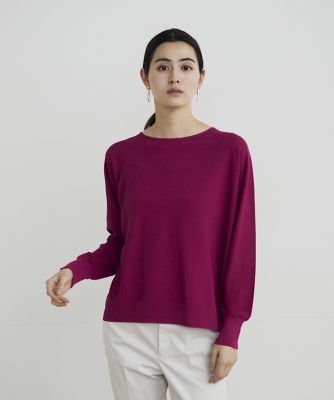 ＜7-IDconcept.(Women)＞ボートネックニット《Ｃｕｏｏ　ＰＬＵＳ》（７０４２１７００１０）